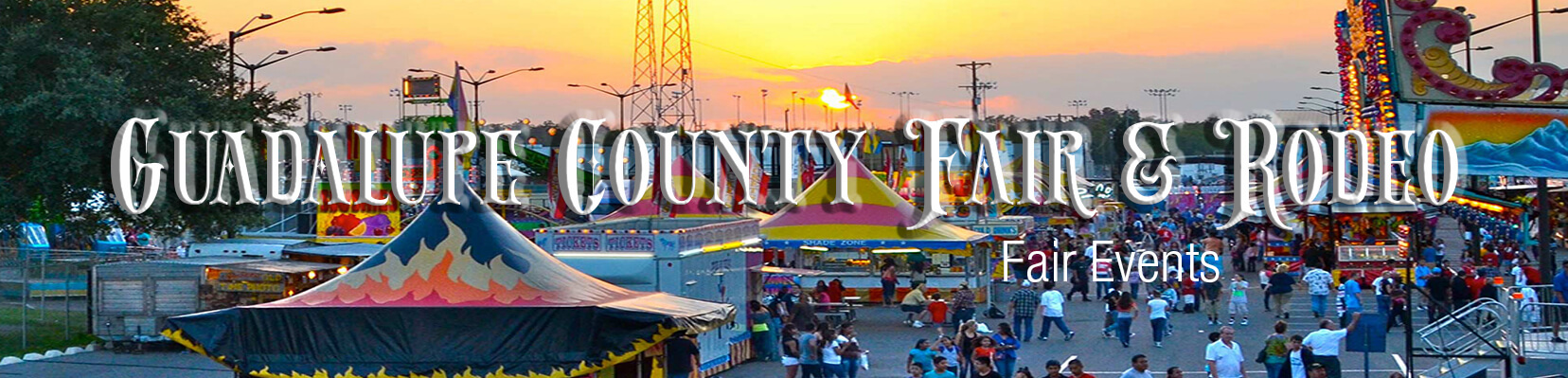 Guadalupe County Fair Events - 2nd weekend in October.